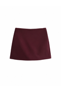 Beau Mini Skort - Burgundy
