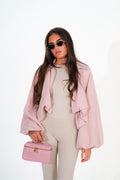 Gia Balloon Sleeve Jacket - Pink