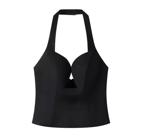 Flo Sculpt Top - Black