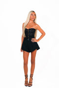 Amelie Lace Corset - Black